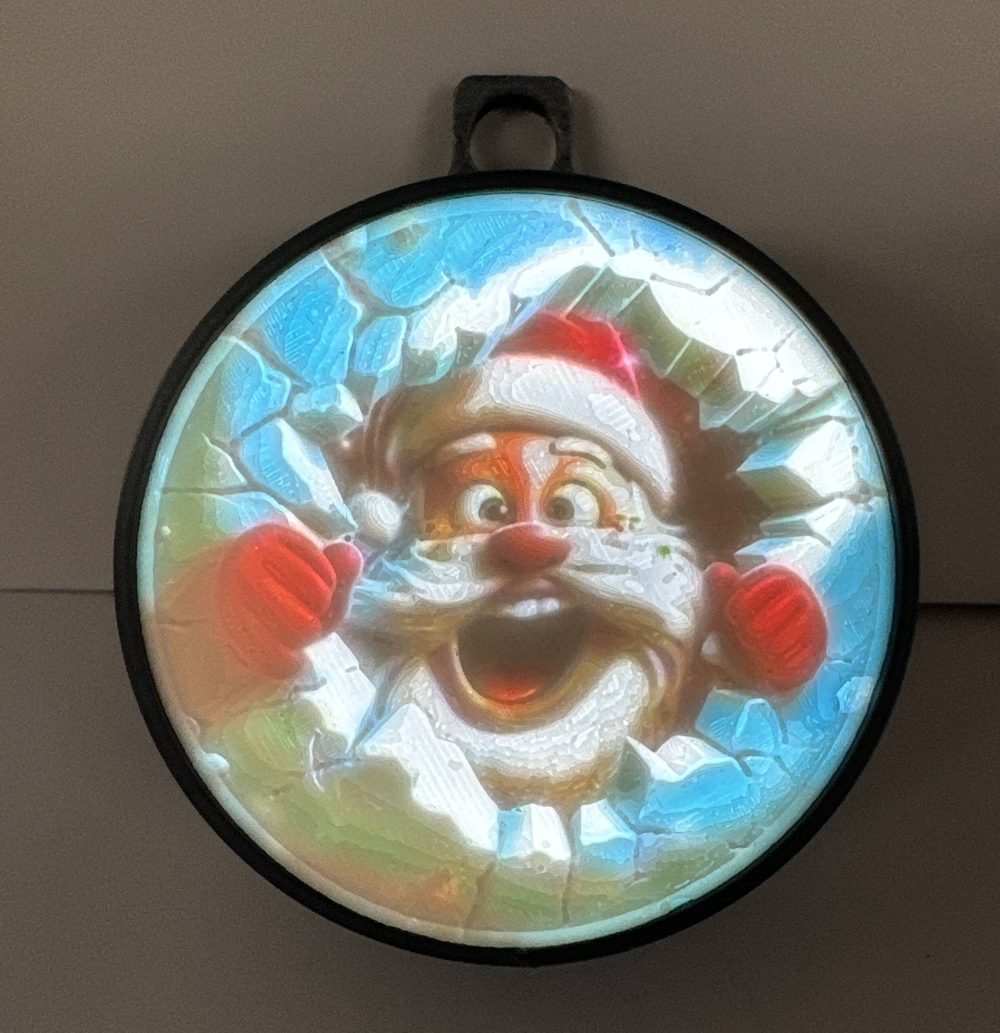 Crazy Santa Claus Ornament